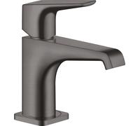 hansgrohe AXOR Citterio E Mitigeur monocommande de lavabo 90 avec poignée sans timon, 36112340, Couleur: Chrome noir brossé