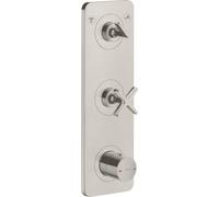 hansgrohe AXOR Citterio E module thermostat encastré 38 x 12 pour 2 consommateurs, 36703800