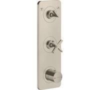 hansgrohe AXOR Citterio E module thermostat encastré 38 x 12 pour 2 consommateurs, 36703820