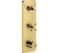 hansgrohe AXOR Citterio E module thermostat encastré 38 x 12 pour 2 consommateurs, 36703990