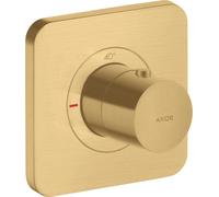 hansgrohe AXOR Citterio E Thermostat module encastré 12 x 12, 36702250, Couleur: Optique or brossé