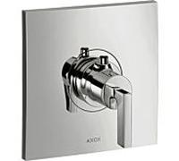 Hansgrohe Mitigeur thermostatique douche encastré Axor Citterio 39711000 – haut débit, levier, chrome