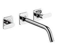 hansgrohe Axor Citterio M kit de montage final 34315000 encastré 3 trous mitigeur lavabo , saillie 226mm, rosaces, chromé