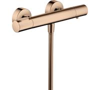 hansgrohe AXOR Citterio M Thermostat de douche pour montage apparent, 1 consommateur, 34635300, Couleur: Rouge poli or
