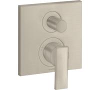 Hansgrohe hansgrohe Axor Citterio Set de montage prêt à l'emploi Mitigeur bain encastré, levier, nickel brossé Quantité:1