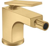 hansgrohe AXOR Citterio Mitigeur de bidet, garniture de vidage à tirette, saillie 110mm, 39214250, Couleur: Optique or brossé