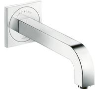 hansgrohe AXOR Citterio Mitigeur électronique de lavabo, alimentation secteur, encastré, détecteur de proximité, saillie 221mm, 39118950, Couleur: laiton brossé