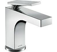 hansgrohe Axor Citterio mitigeur lavabo 39001000 pour lave-mains , avec tirant garniture de vidange , béquille, taille diamant, chromé