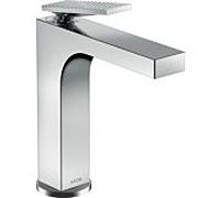 Hansgrohe Mitigeur lavabo Axor Citterio 39071000 chrome finition losange, garniture vidage