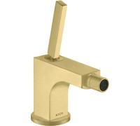 hansgrohe AXOR Citterio Mitigeur monocommande de bidet AXOR Citterio, garniture de vidage, 39210950, Couleur: laiton brossé