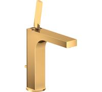 hansgrohe AXOR Citterio mitigeur monocommande de lavabo 160, vidage escamotable, projection 141mm, 39031990, Couleur: Optique en or poli
