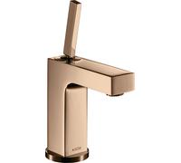 hansgrohe AXOR Citterio Mitigeur monocommande de lavabo sans garniture de vidage, 39018300, Couleur: Rouge poli or