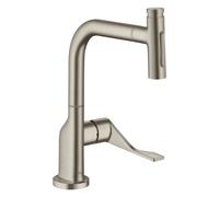 hansgrohe AXOR Citterio Mitigeur monocommandé pour cuisine Select 230, 2 jets avec douchette extractible et sBox, 39862820