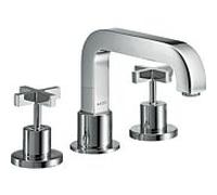 hansgrohe Axor Citterio set de finition 39436000 Mitigeur de baignoire 3 trous, avec poignées en croix, chromé