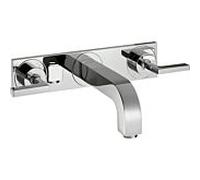 hansgrohe Axor Citterio kit de finition 39148000 encastrable 3 trous mitigeur lavabo , avec béquilles, chromé