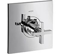 hansgrohe Axor Citterio kit de montage final 39716000 thermostat à encastrer, avec poignée en croix, chromé