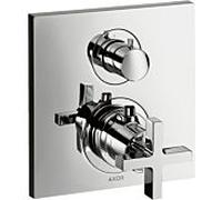 hansgrohe Axor Citterio set de montage final 39725000 thermostat encastré, avec vanne d'arrêt et inverseur, chromé
