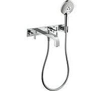 hansgrohe Axor Citterio set de montage fini 39441000 mitigeur de bain 3 trous à encastrer, avec poignées en croix, chromé