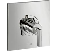 hansgrohe AXOR Citterio Thermostat 59 l/min Thermostat encastré à haut débit, poignée à levier, 39711000, Couleur: chrome