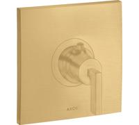 hansgrohe AXOR Citterio Thermostat 59 l/min Thermostat encastré à haut débit, poignée à levier, 39711250, Couleur: Optique or brossé