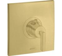 hansgrohe AXOR Citterio Thermostat 59 l/min Thermostat encastré à haut débit, poignée à levier, 39711950, Couleur: laiton brossé