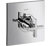 hansgrohe AXOR Citterio Thermostat 59 l/min Thermostat encastré à haut débit, poignée transversale, 39716000, Couleur: chrome