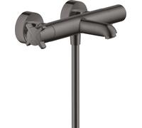 hansgrohe AXOR Citterio Thermostat de bain pour montage apparent, 36140340, Couleur: Chrome noir brossé