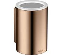 hansgrohe Axor coupelle à dents 42804300 d= 76x114mm, montage mural, or rouge poli