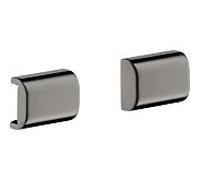 hansgrohe Axor couvercle 42871330 pour garde-corps, chrome noir poli