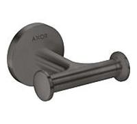 hansgrohe Axor crochet à main 42812340 double, montage mural, chrome noir brossé