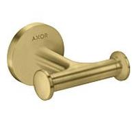 hansgrohe Axor crochet à main 42812950 double, montage mural, laiton brossé