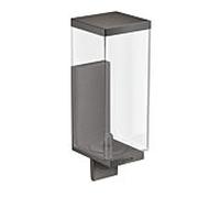 hansgrohe Axor distributeur de lotion 42610340 verre, montage mural, chrome noir brossé