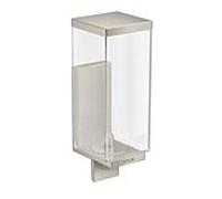 Hansgrohe Distributeur de savon AXOR UNIVERSAL 42610800 – 600 ml rectangulaire mural inox
