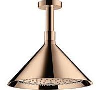 hansgrohe Douche de tête Axor 26022300 avec raccordement au plafond, or rouge poli