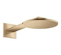 hansgrohe Douche de tête Axor 35296140 avec bras de douche, bronze brossé