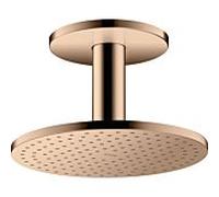 Hansgrohe hansgrohe Axor Douche de tête 250 2jets avec raccord plafond, or rouge poli Quantité:1