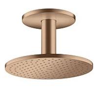 hansgrohe Douche de tête Axor 35297310 avec raccordement au plafond, or rouge brossé