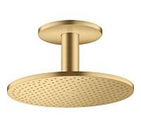 hansgrohe Axor douche de tête 35301250 avec raccordement au plafond, optique or brossé
