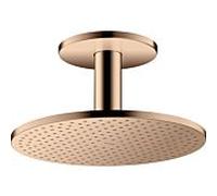 hansgrohe Douche de tête Axor 35301300 avec raccordement au plafond, or rouge poli