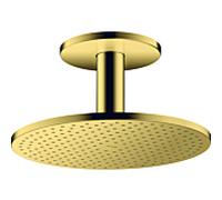 hansgrohe Douche de tête Axor 35301990 avec raccordement au plafond, optique or poli