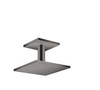 hansgrohe Axor douche de tête 35308340 avec raccordement au plafond, chrome noir brossé
