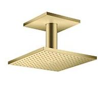 hansgrohe Douche de tête Axor 35308950 avec raccordement au plafond, laiton brossé