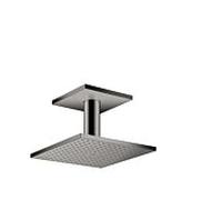 hansgrohe Axor douche de tête 35312330 avec raccordement au plafond, chrome noir poli