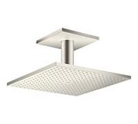 douche de tête hansgrohe Axor 35316800 avec raccordement au plafond, optique en acier inoxydable