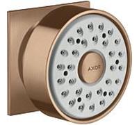 hansgrohe Axor douche latérale 28469310 rosace carrée, pivotante , 1jet, or rouge brossé