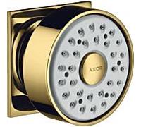 hansgrohe Axor douche latérale 28469990 rosace carrée, pivotante , 1jet, optique or poli
