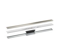 hansgrohe AXOR Drain, set de finition pour caniveau, 1000mm, 42523800, Couleur: Acier inoxydable Optic