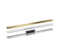 hansgrohe Drain caniveau de douche 42523990 1000mm, kit prêt à l'emploi, libre dans l'espace, optique or poli
