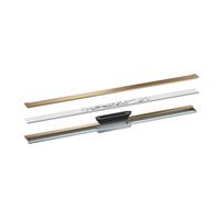 hansgrohe AXOR Drain Set de finition rigole, 1000mm pour montage mural, 42528140, Couleur: Bronze brossé