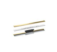hansgrohe AXOR Drain Set de finition rigole, 700mm pour montage mural, 42525990, Couleur: Optique en or poli